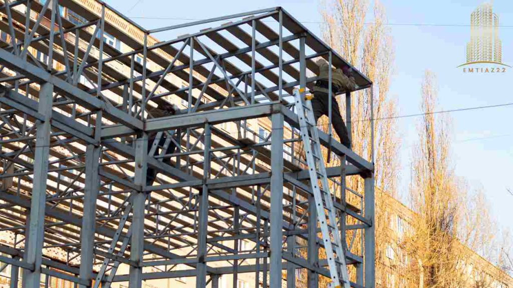 مراحل ساخت فنداسیون ساختمان های اسکلت فلزی